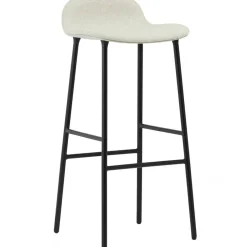 Form Barstol 75 cm, Vit / Svart Ek