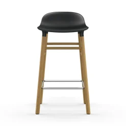 Form Barstol Ekben, 75cm, Svart