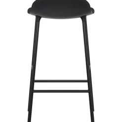 Form Barstol Stålben, 65cm, Svart