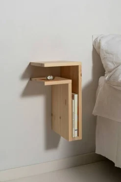 F-Shelf Vägghylla Vänster, Furu