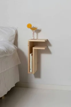 F-Shelf Vägghylla Höger, Furu