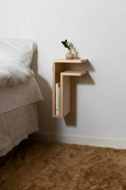 F-Shelf Vägghylla Höger, Furu