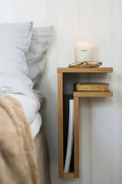 F-Shelf Vägghylla Vänster, Ek