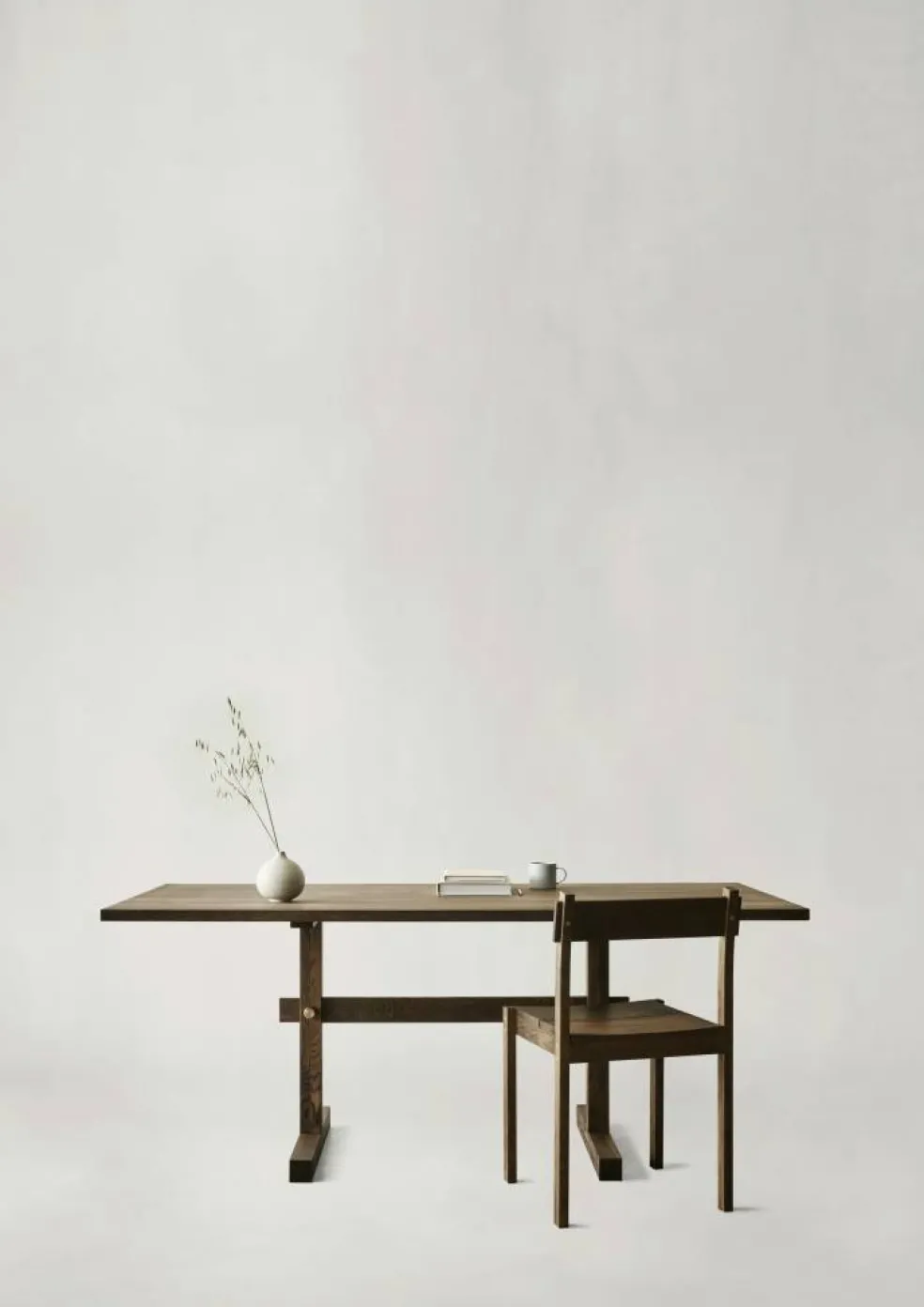 Gaspard 180 Matbord, Mörk Ek