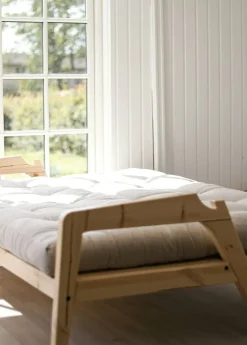 Grab Bäddsoffa Med Madrass, Klarlackad / Natural