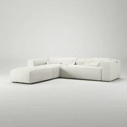 Grand Fotpall Bouclétyg, Steam White