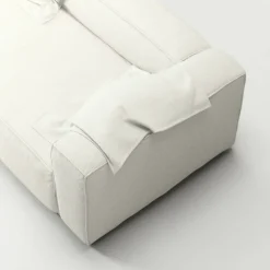 Grand 2-Sitssoffa Bouclétyg, Steam White