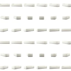 Grand 3-Sitssoffa Bouclétyg, Steam White