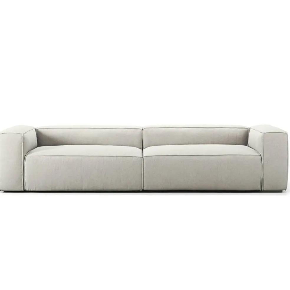 Grand 4-Sitssoffa Minetyg, Moon White