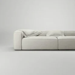 Grand 4-Sitssoffa Minetyg, Moon White
