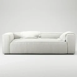 Grand 2-Sitssoffa Minetyg, Moon White