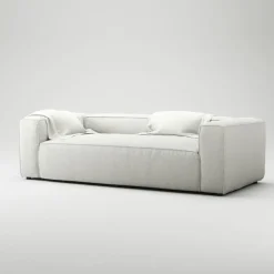 Grand 2-Sitssoffa Minetyg, Moon White