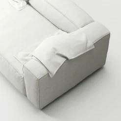 Grand 2-Sitssoffa Minetyg, Moon White