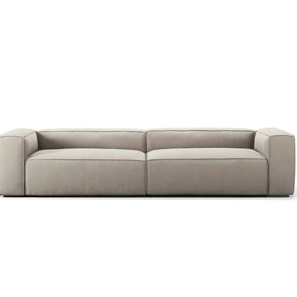 Grand 4-Sitssoffa Minetyg, Sandshell Beige