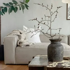 Grand 4-Sitssoffa Minetyg, Sandshell Beige