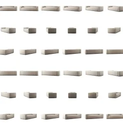 Grand 3-Sitssoffa Minetyg, Sandshell Beige