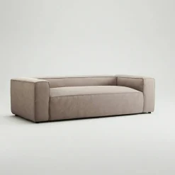 Grand 2-Sitssoffa Sammet, Dusk Beige