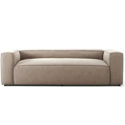 Grand 2-Sitssoffa Sammet, Dusk Beige