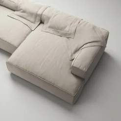 Grand 4-Sitssoffa schäslong Höger Minetyg, Sandshell Beige