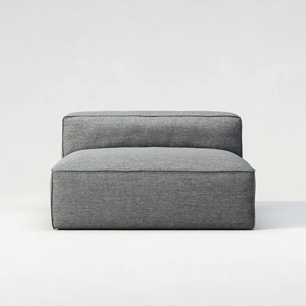 Grand Utomhus Modulsoffa, Charcoal Chiné