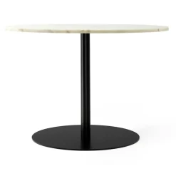 Harbour Column Matbord Ø105 cm, Marmor/Svart