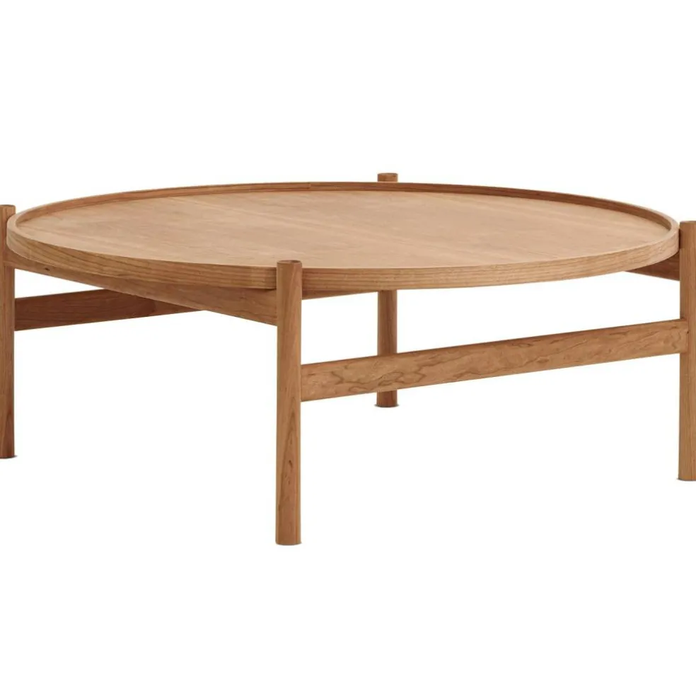 HB Soffbord Ø100 cm, Körsbärsträ