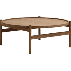 HB Soffbord Ø100 cm, Rökt Ek