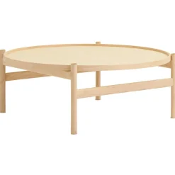 HB Soffbord Ø100 cm, Vitoljat Lönnträ