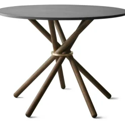 Hector 105 Matbord, Mörk Betong / Mörk Ek