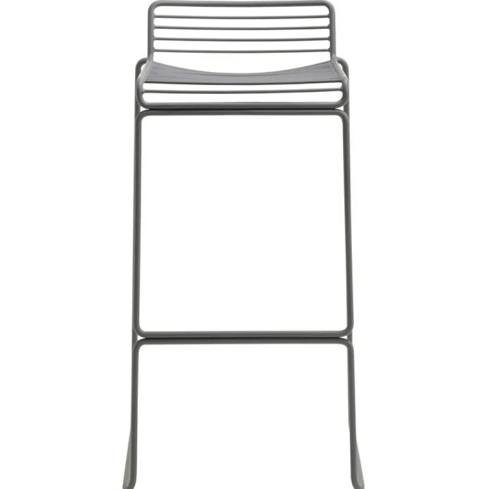 Hee Barstol Hög, Asphalt Grey