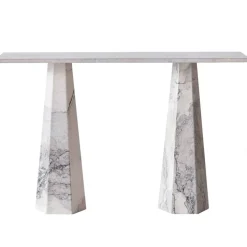 Hexagon Konsolbord, Albanian Grey Marmor