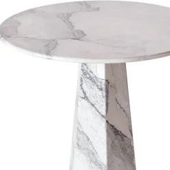 Hexagon Matbord Ø90 cm, Albanian Grey Marmor