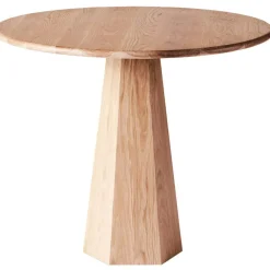 Hexagon Matbord Ø120 cm, Ek