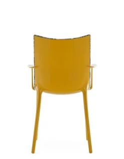 H.H.H. Stol Klädd Tyg, Mustard / Ink-Ochre