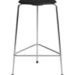 High Dot Barstol, Svart Ask / Krom