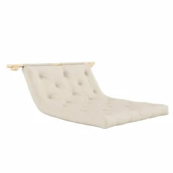 Hooked Madrass Med Beslag 135x200 cm, Raw / Beige
