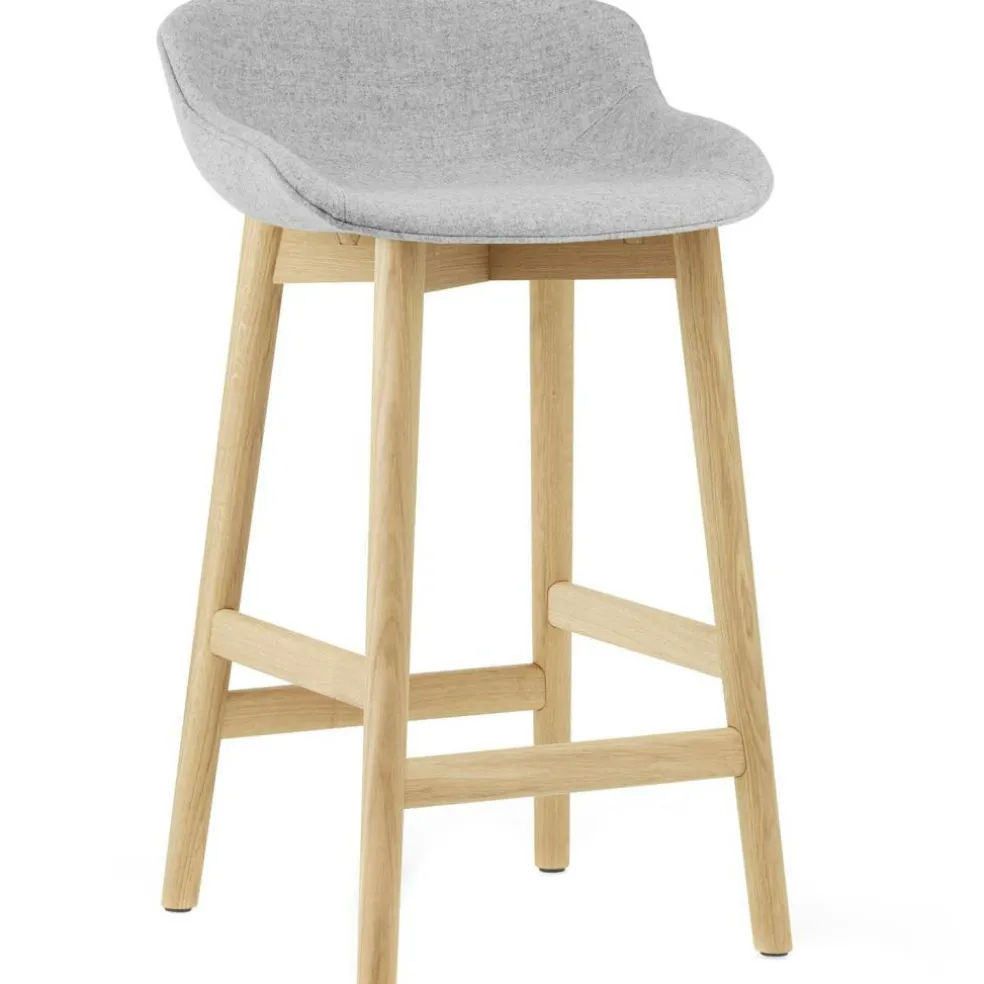 Hyg Barstol 65 cm, Grå / Ek