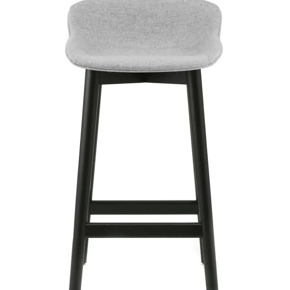 Hyg Barstol 75 cm, Grå / Svart Ek
