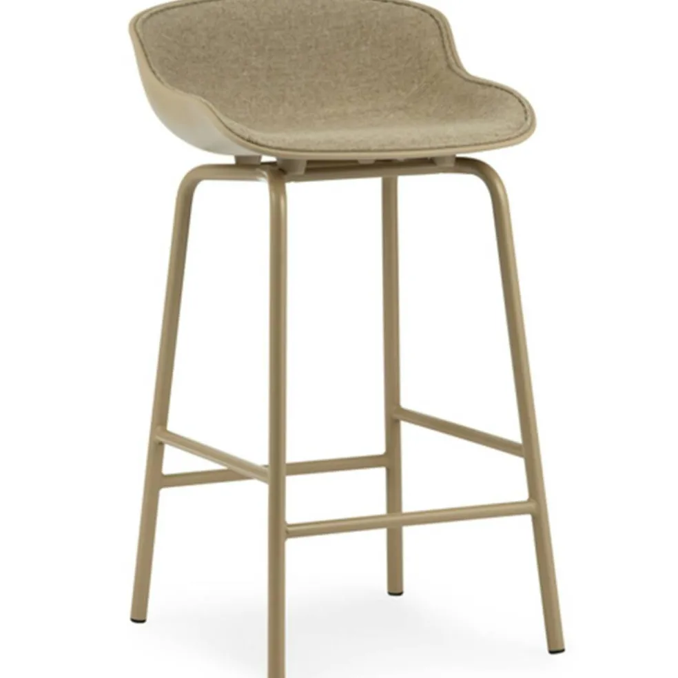 Hyg Barstol 65 cm, Klädd Framsida, Sand