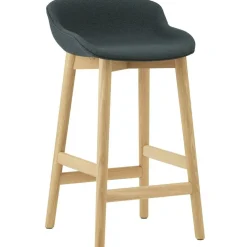 Hyg Barstol 75 cm, Mörkgrå / Ek