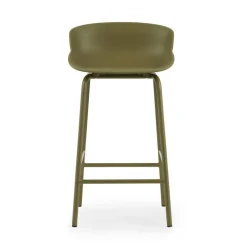 Hyg Barstol Stål, Olive