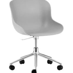 Hyg Snurrstol 5W, Aluminium/Grå