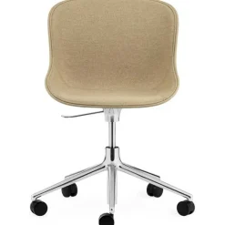 Hyg Snurrstol 5W Klädd, Main Line Flax, Aluminium/Sand
