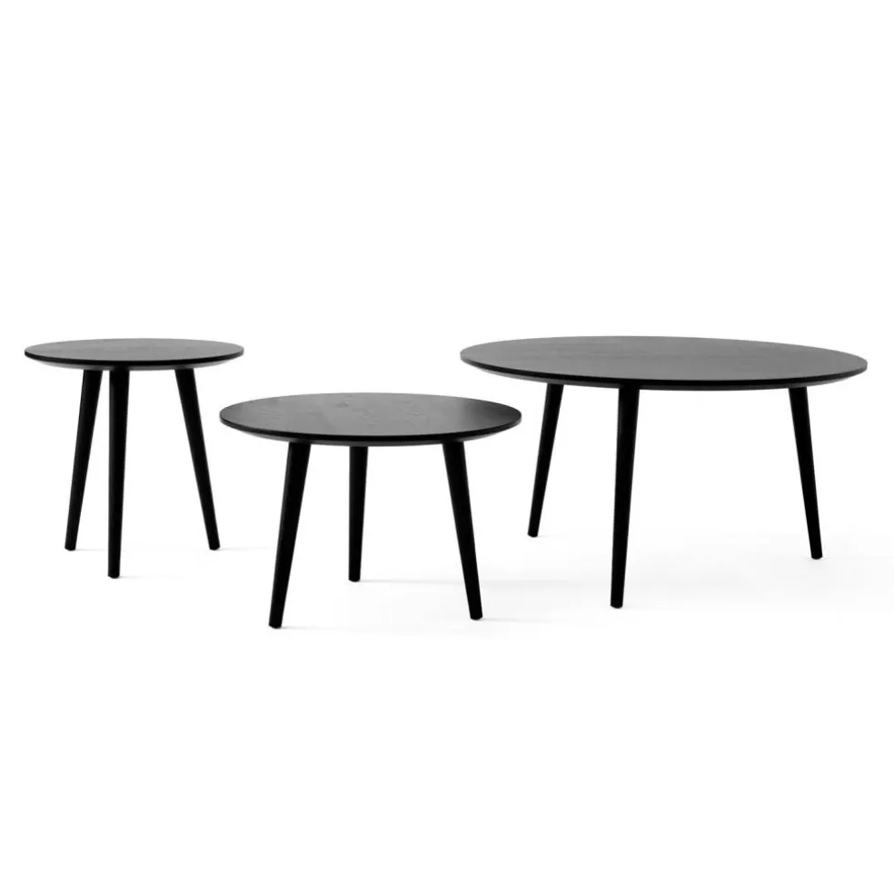 In Between SK14 Soffbord 60cm, Svart Lackad Ek