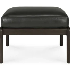 Jack Fotpall, Mahogny / Svart Läder