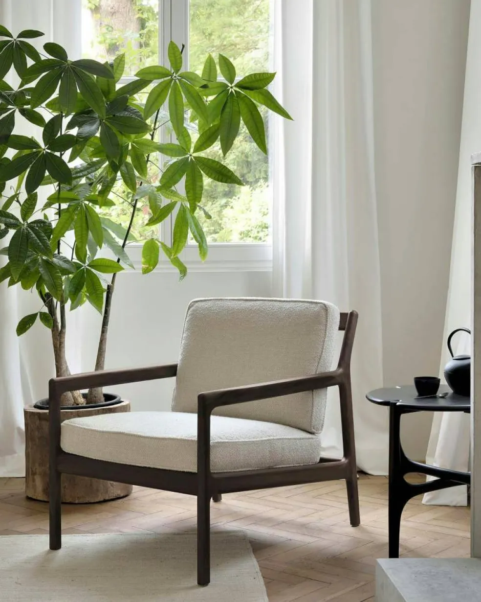 Jack Loungefåtölj, Rosenträ / Ivory