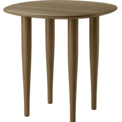 Jari Soffbord Ø60 cm, Rökt Ek