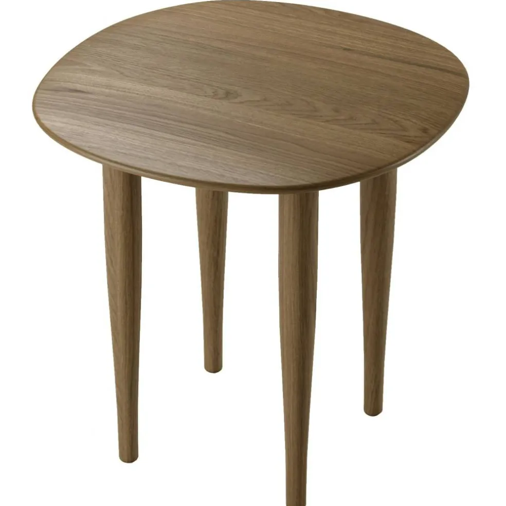 Jari Soffbord Ø85 cm, Rökt Ek