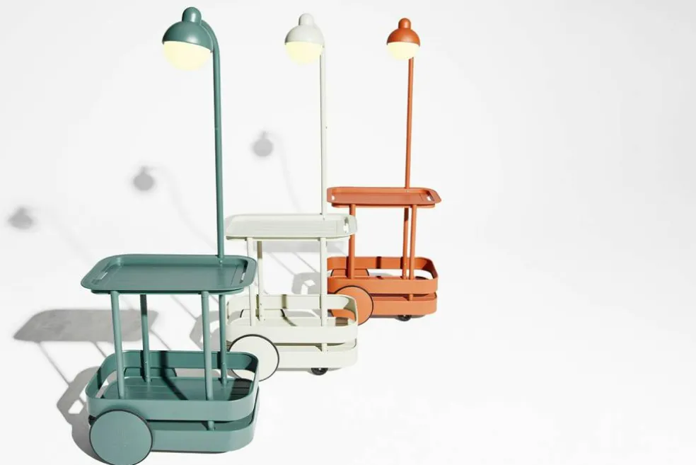 Jolly Trolley Serveringsvagn, Ljusgrå