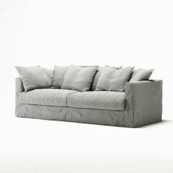 Klädsel Till Le Grand Air 3-sitssoffa Linne, Ash Stripe
